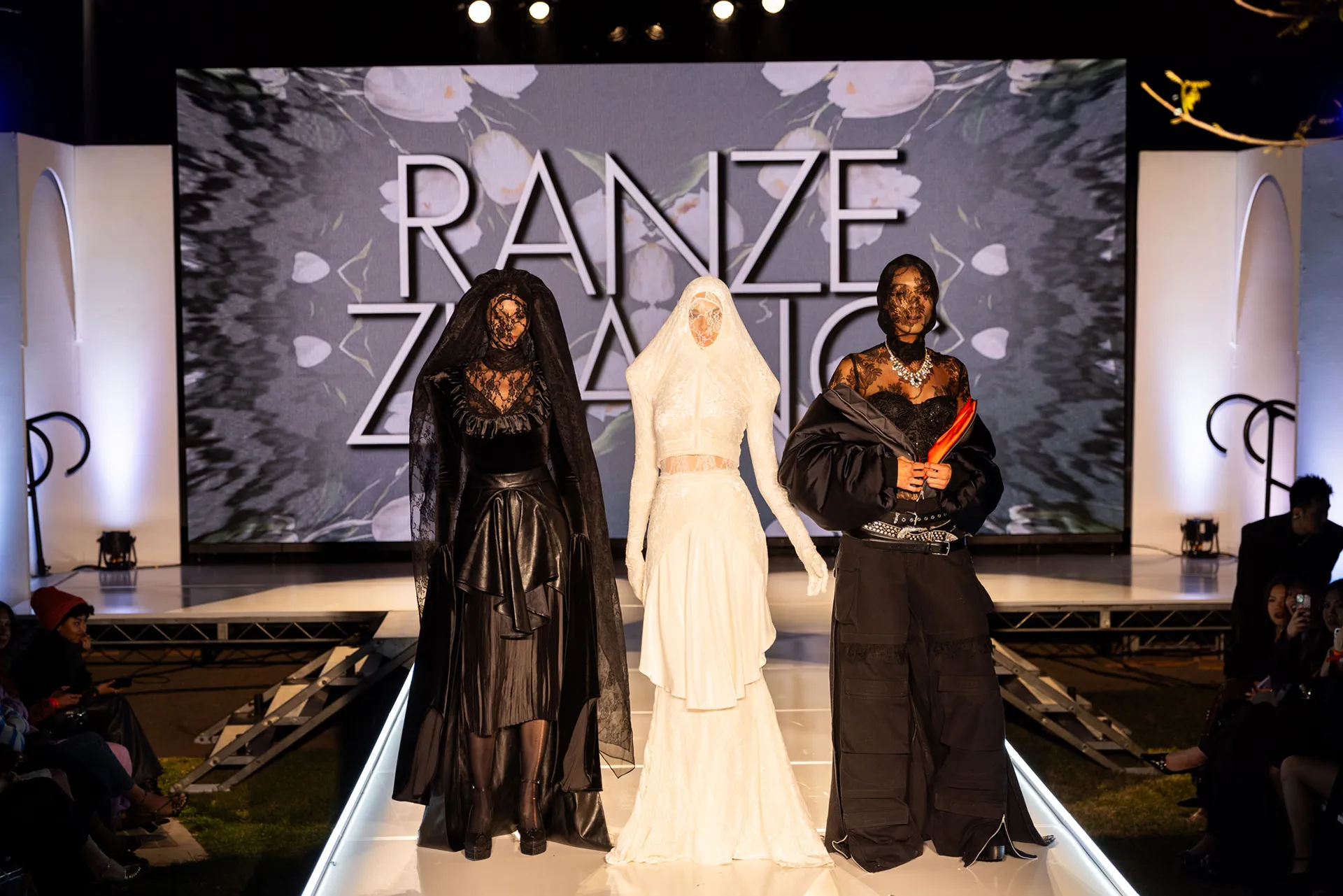 three models presenting for Ranze Zhang