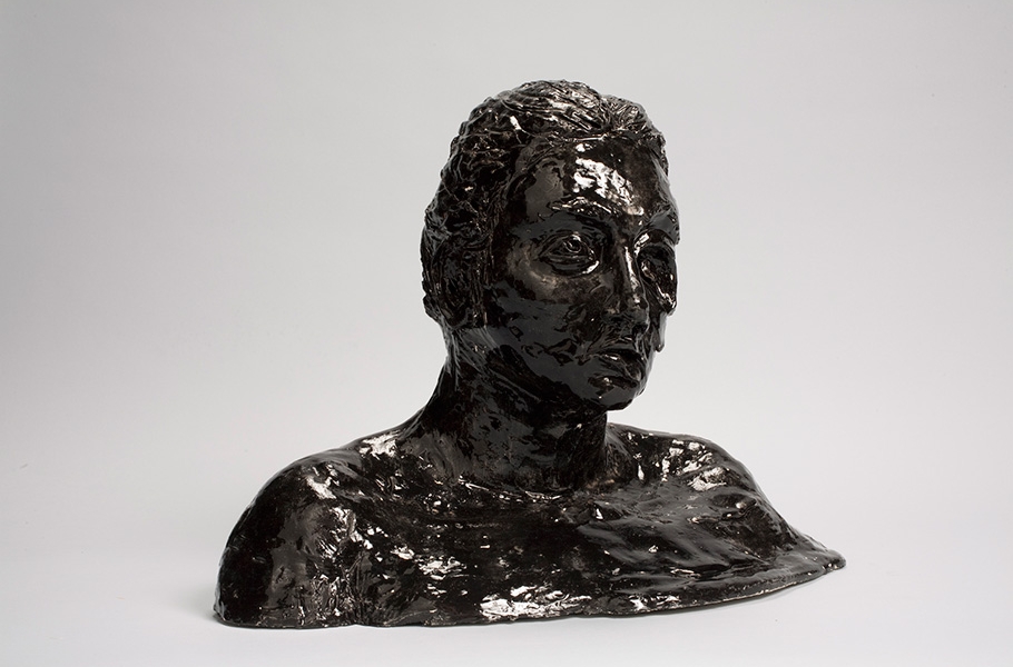 Sculpture/ New Genres: Black Bust