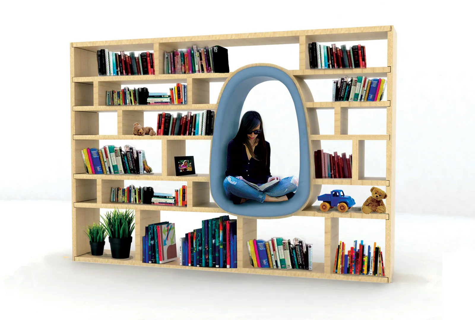 Reading Shelf Unit