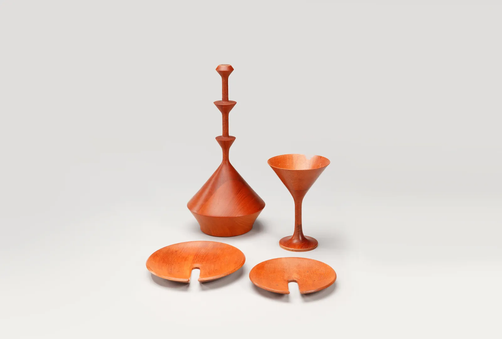 Turned Wood Party Set