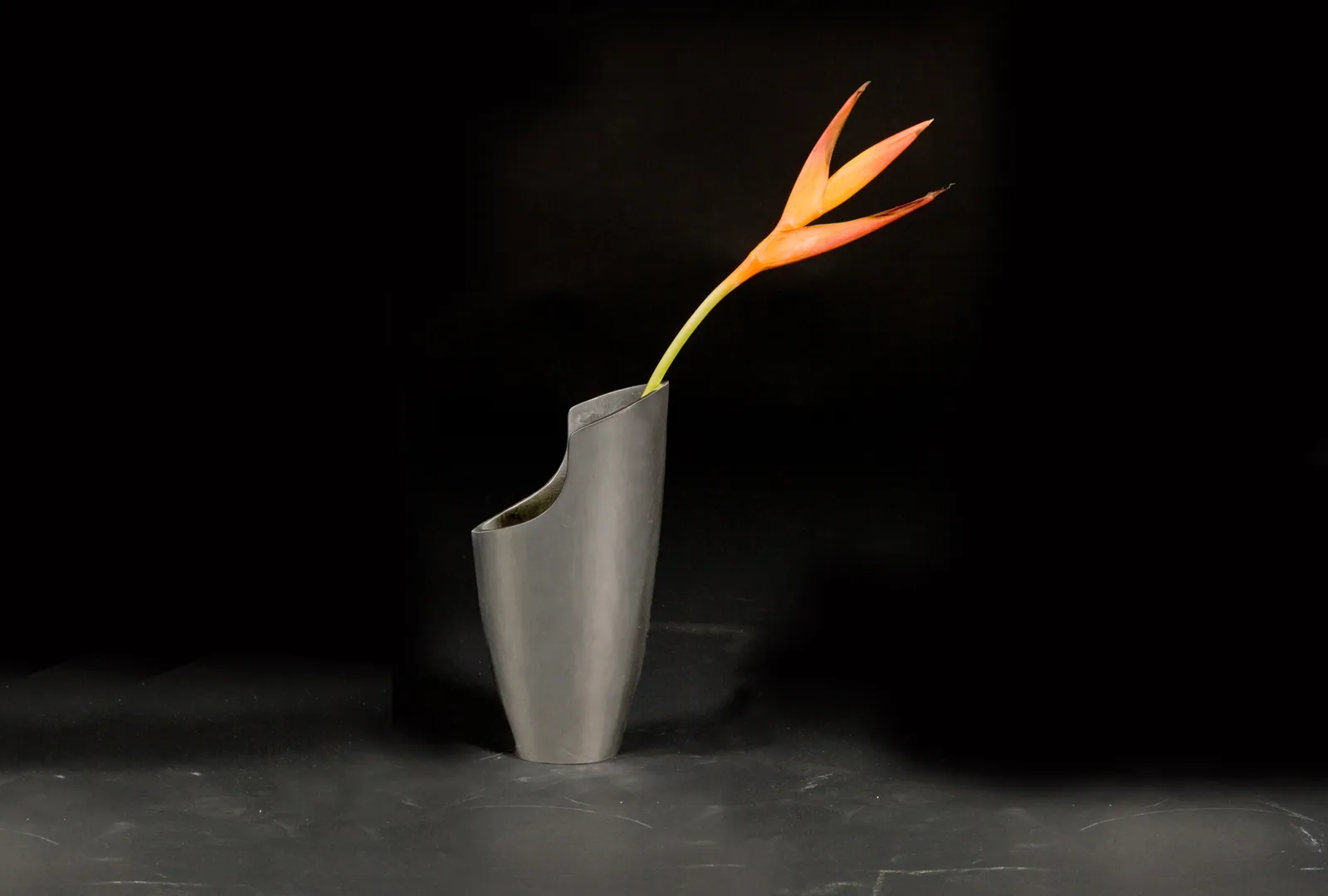 Industrial Metal Vase