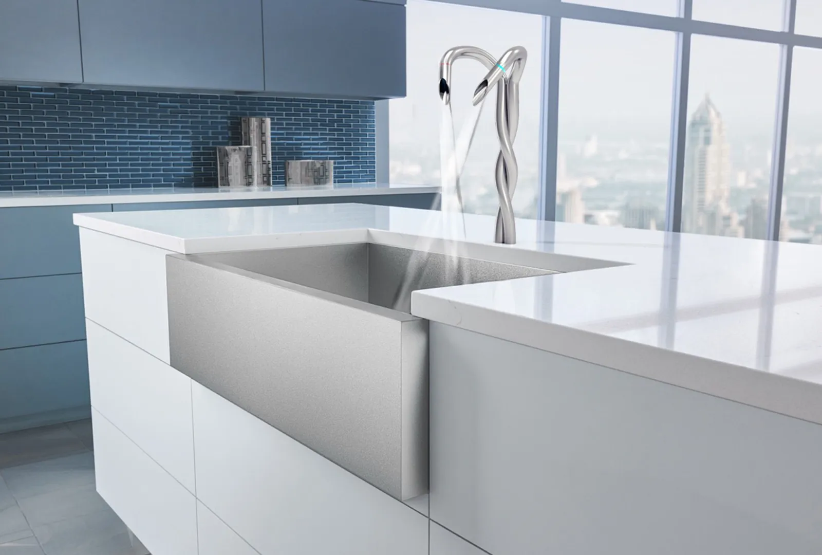 Sculptural Faucet