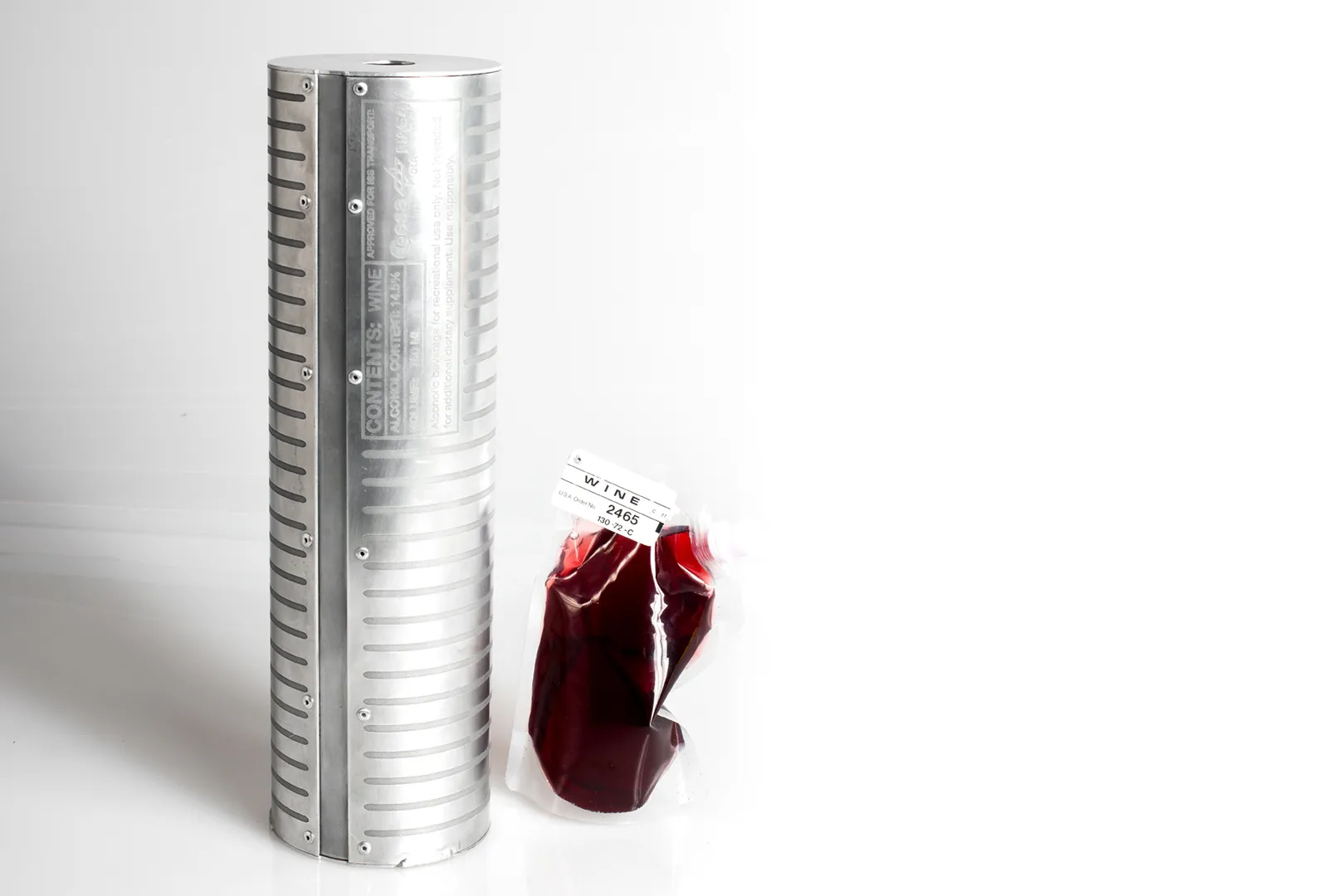 Conceptual Aluminum Space Travel Packaging