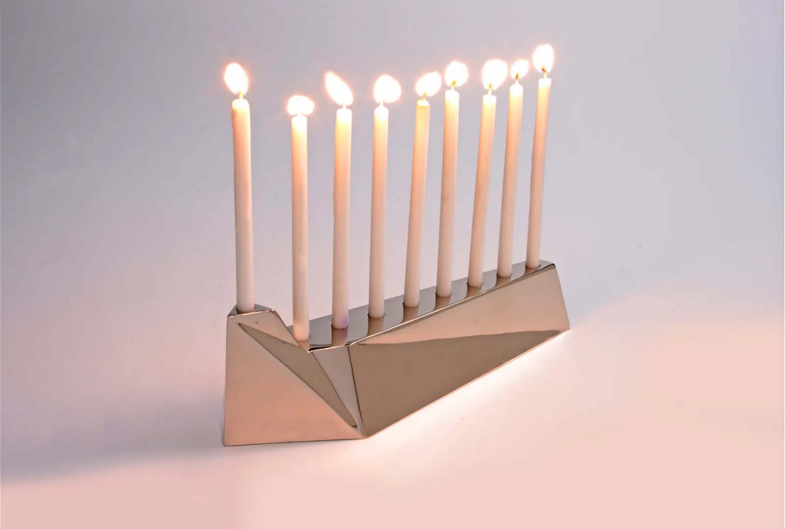 Modernist Menorah