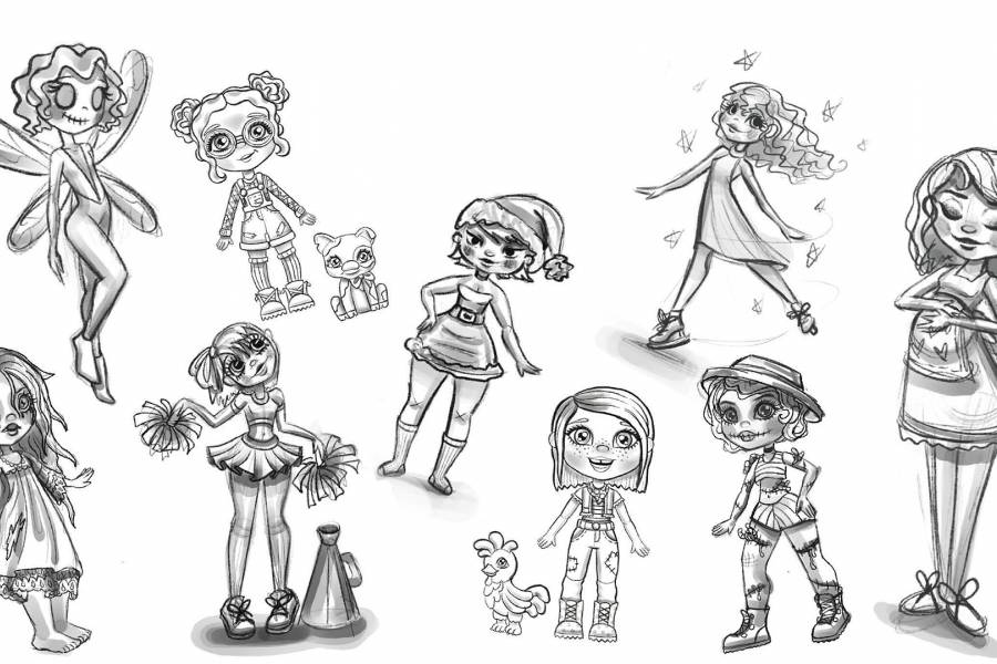 Toy Design Concept Sketches