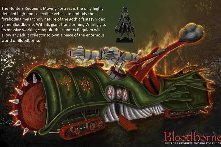 Toy Design - Vehicles - Bloodborne Moving Fortress 
