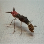 Insect made of found objects