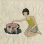 illustration of woman stirring a spoon over a bowl with another woman in it