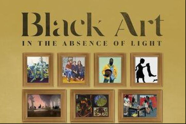 Poster for film "Black Art in the Absence of Light"