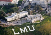 birds eye view of the LMU campus