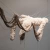 Astrid Li artwork with yarn, canvas, and polyester