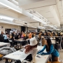 Inside the Fashion Design studio during Otis College's O-Launch ’23 event