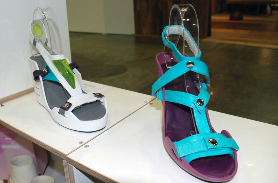 Shoes designed by Xochitl Burciaga